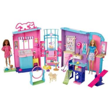 Imagem de Playset Barbie Conjunto Babá de Animais de - Estimação Mattel 34 Peças