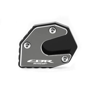 Imagem de Acessórios para motocicletas Placa de extensão para descanso lateral, placa ampliadora, suporte para descanso lateral, para CB650F CBR650F CB500F CB500X NC700D
