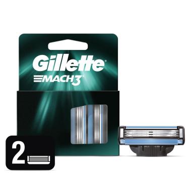 Imagem de Carga Para Aparelho De Barbear Gillette Mach3 2 unidades