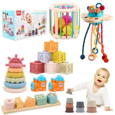 Imagem de Brinquedo LUCKFUTURE Premium Baby 6-18 meses 8 em 1 Montessori