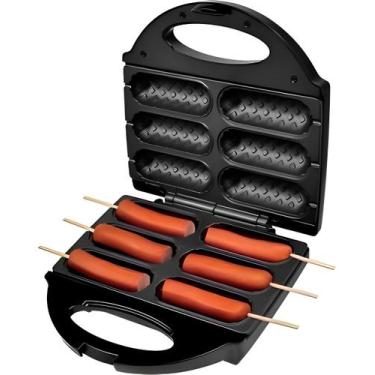 Imagem de Maquina 110v 750w Antiaderente Crepe Salsicha Quejo 6 Chapas - ZEM, 11