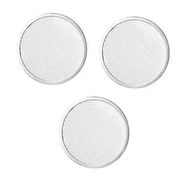 Imagem de Bothyi 3x Tela de Pizza Tela de Cozimento Utensílios de Forno Grade de Alimentos Assadeira de Pizza de Malha Assadeira para Churrasqueiras Churrasqueiras