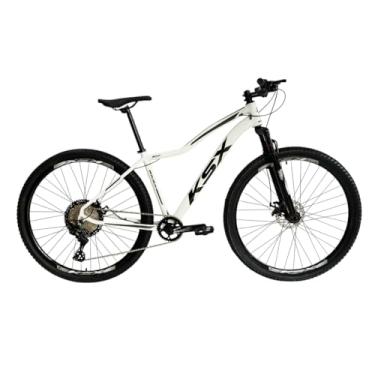 Imagem de Bicicleta Aro 29 MTB KSX SD7 Feminino 12 Velocidades Quadro em Alumínio Freio Hidráulico Suspensão Com Trava (BRANCA BRILHO (ADS PRETO), 17)