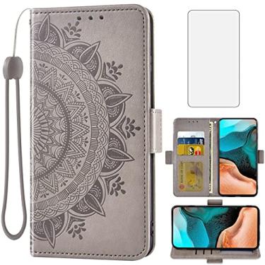 Imagem de Asuwish Capa carteira compatível com Xiaomi Poco F2 Pro/Redmi K30 Pro e protetor de tela de vidro temperado, suporte para cartão de crédito, alça de pulso, suporte para celular Redme K30Pro Zoom