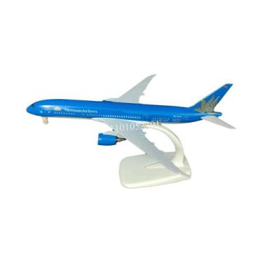 Imagem de Avião Emirates B777 - Modelo de Metal Die-Cast para Crianças (Escala 1