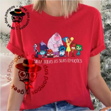 Imagem de Camiseta Divertidamente Emoções Tristeza Medo Alegria - Mina Store, Ve
