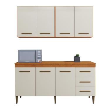 Imagem de Cozinha Completa 7 Portas 3 Gavetas Atenas Kaiki Moveis