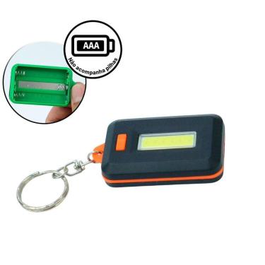 Imagem de Chaveiro Lanterna de Plástico à Pilha LED Color - Tudo em Caixa