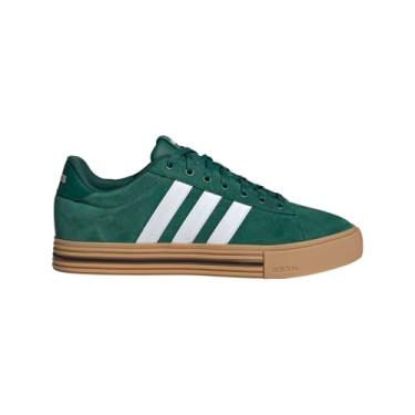 Imagem de adidas Tênis masculino Daily 4.0, Verde universitário/branco/chiclete, 41