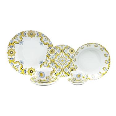 Imagem de APARELHO DE JANTAR 42PC DE PORCELANA SUPER WHITE CAPRI MAIL BOX