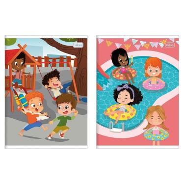 Imagem de Caderno Brochurão com Pauta 80 Folhas Tilibra -  Embalagem com 10 Unidades