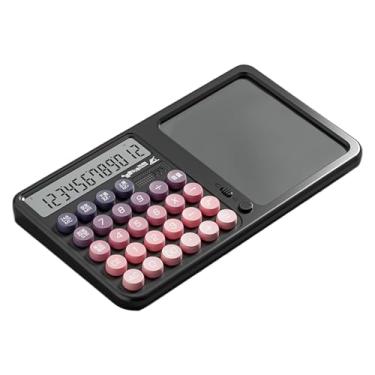 Imagem de Calculadora Com Bloco De Notas,Calculadora Escolar - Ferramenta de Cálculo com Grande Ecrã e Proteção Ocular Incluindo Tabuleiro de Rascunho para Alunos Crianças Adultos Escritório