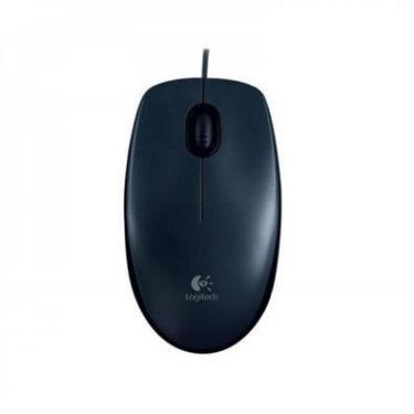 Imagem de Mouse com Fio Logitech, USB, Para Pc Notebook Optico, Preto - M90