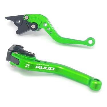 Imagem de Manete Esportivo Ajustável Cbr600 Cb600 F Hornet - Stark Race, Verde