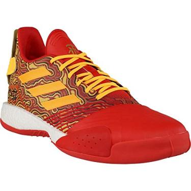 Imagem de adidas Tênis de basquete masculino Tmac Millennium, Escarlate/dourado metálico/vermelho, 8.5