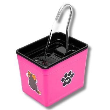 Imagem de Bebedouro Fonte de Água para Gatos 1,8L  Silencioso, Econômico e Ideal