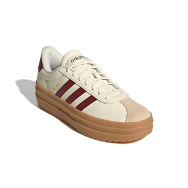 Imagem de adidas Tênis feminino VL Court 3.0, Branco fora/vermelho sombra/areia cristalina, 41