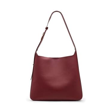 Imagem de Anne Klein Bolsa feminina Hobo com bolsa, New Bordeaux