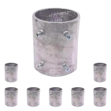 Imagem de 8 Conector Unidut Reto Sieg Medida 1 1/4 Em Alumínio