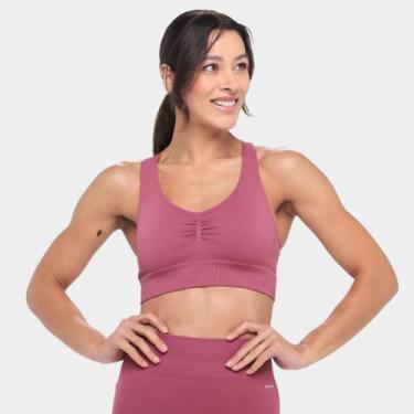 Imagem de Top Selene Nadador Feminino, Bordô, P