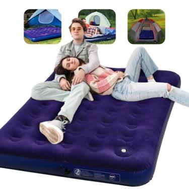 Imagem de Colchão de Ar Inflável Casal Acampamento Mor Trilha Camping