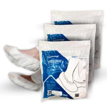 Imagem de Propé descartável tnt Branca c/ 300 unidades - Touca sapato