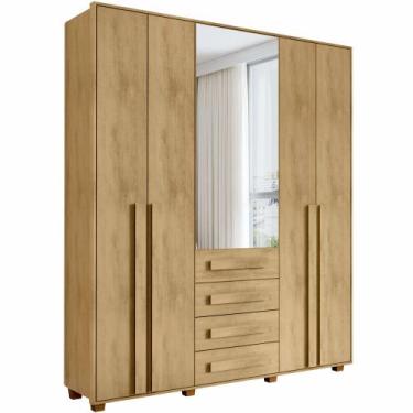 Imagem de Guarda Roupas de casal RV Móveis Las Vegas III largura de 190 cm 5 por