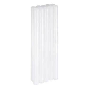 Imagem de HARFINGTON 10 peças de bastões de cola quente 1,1 cm de diâmetro x 19 cm de comprimento EVA Mini Hot Melt Stick de cola adesiva para pistola de derretimento a quente, madeira, plástico, vidro, flores