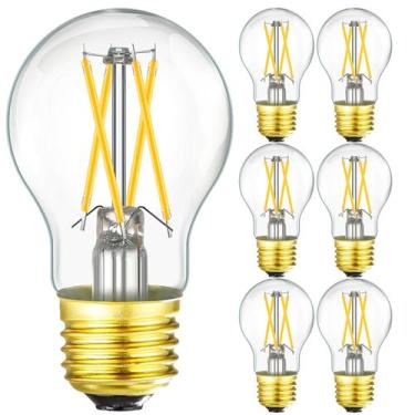 Imagem de Lâmpada LED Leools A15 6W (equivalente a 60W) E26 regulável 3000K 600L