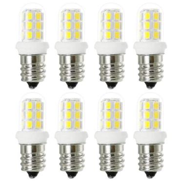Imagem de Lâmpadas LED XRZT C7 E12 Candelabra 2W 6000K White Light, pacote com 8