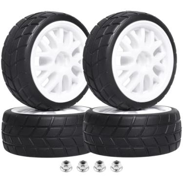 Imagem de 4X RC Tires & Wheels Rims Sets Y Shaped Width:26mm 12mm Hex Drive Hub for 1/10 Scale On Road Touring Racing