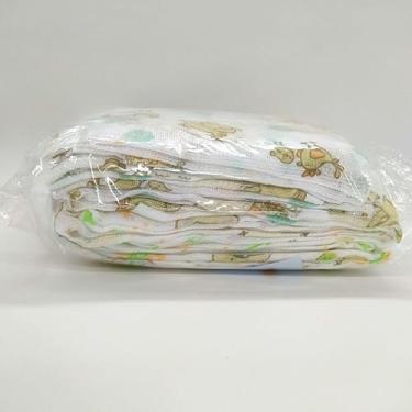 Imagem de Kit 15 Fraldas Pano Bebê Macia 100% Algodão Minasrey (Neutro, Tamanho único)