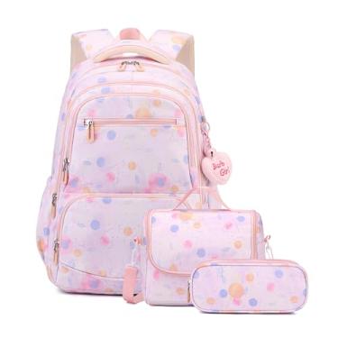 Imagem de Mfikaryi Cute Girls Backpack Teen Girls Bookbag for School with Lunch Box Set