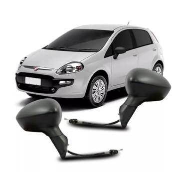 Imagem de Retrovisor Punto Linea 2007 2008 2009 2010 A 2012 Controle