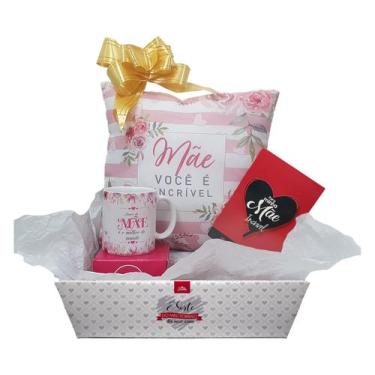 Imagem de Kit De Presente para mãe Dia Das Mães Almofada Caneca Cartão - Sude, K