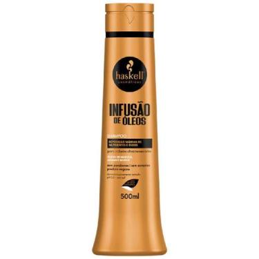 Imagem de Haskell Shampoo Infusão de Óleos Cabelos Ressecados Nutrientes 500ml