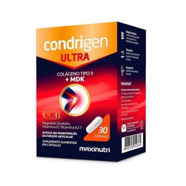 Imagem de Condrigen Ultra MDK (Colágeno tipo II - UCII + MDK) 30 Cápsulas - Maxi