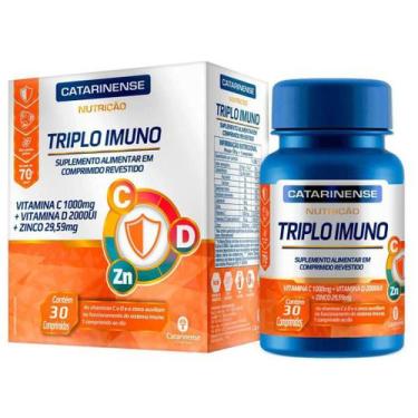 Imagem de Triplo Imuno Vitamina C D + Zinco Catarinense - CAT.