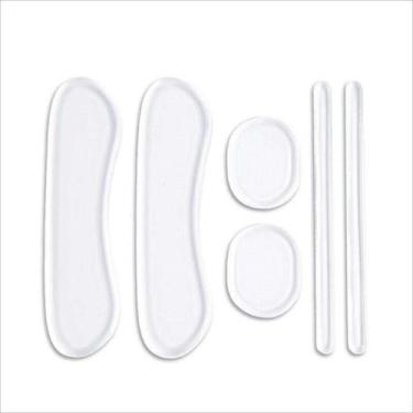 Imagem de Protetor Silicone Transparente Calcanhar Ajuste Sapato 6 pçs - ShopMM