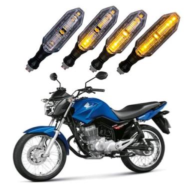 Imagem de Kit Setas Sequenciais P26S Honda CG 150 Cargo 2010 2011 2012 2013 2014