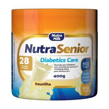 Imagem de Nutra Senior Adulto 50+ Diabetics Care Complemento Alimentar 400g - 28