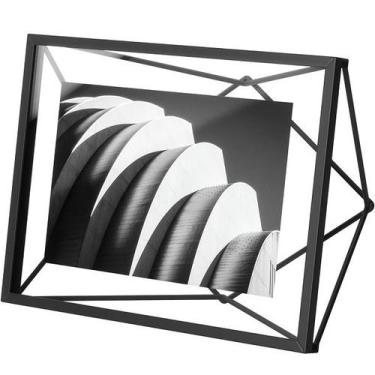 Imagem de Porta Retrato Prisma 10X15CM Preto UMBRA