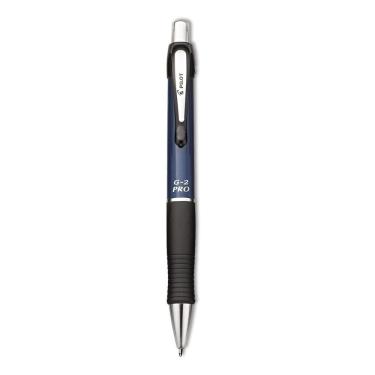 Imagem de Caneta rolante de gel PILOT G2 Pro Fine Point 0,7 mm, barril azul