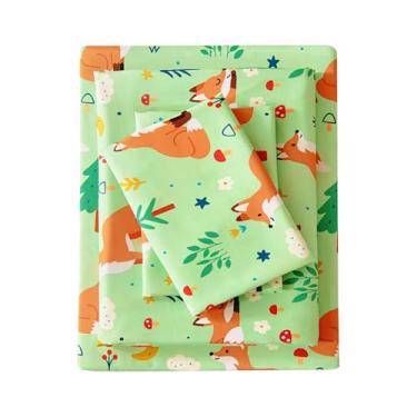 Imagem de MCO Jogo de lençol de solteiro infantil, microfibra macia para meninos e meninas, 3 peças de lençol de solteiro respirável