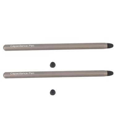 Imagem de Jectse Caneta de Toque de Tablet Em Alumínio, Caneta de Substituição de 2pcs para Incêndio Máximo 11 Hd 10, Guia A9 A8 A7 Lite, 1 Com para Compatíveis, Telas de Toque Capacitivas de (Cinza)