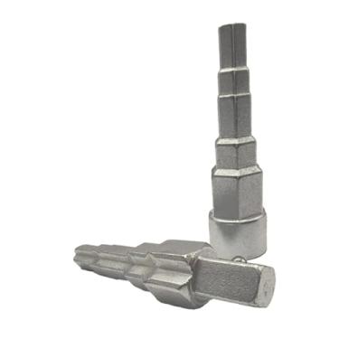 Imagem de Generic Chave de passo, chave de boca para radiador, ferramenta de substituição universal para reparo, junta de válvulas de cabeça de pagode para encanamento, Furo Quadrado