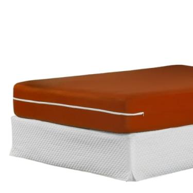 Imagem de Capa Protetora Para ColchãO Casal Queen/King - Com ZíPer Completo E Malha RespiráVel - Protetor ImpermeáVel E AntiáCaros(Telha,Queen)