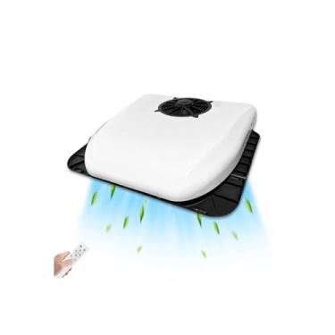 Imagem de Aspligo - DC 12V Ar Condicionado Caminhão Elétrico RV Estacionamento A/C Unidade Apto para Motorhomes Camper Van Trailers Ultra-fino AC, Compressor de Rolagem