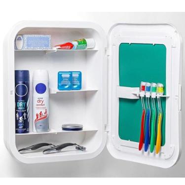 Imagem de Armário Atlas para Banheiro Branco com Espelho