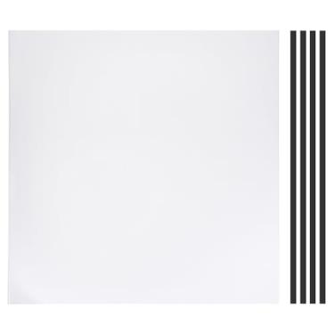 Imagem de PATIKIL Furo de malha de poeira de 50 x 50 cm, 0,1 cm, 1 conjunto de filtro de poeira de PVC para refrigerador de computador, filtro de poeira, grades com fita dupla face para ventilador de